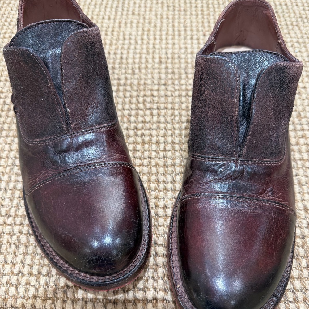 BedStu Dark Brown Leather Flats - Picture 3 of 10